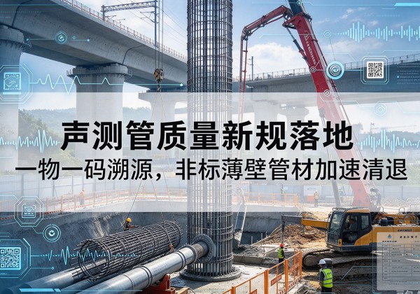 任丘声测管质量新规落地，一物一码溯源，非标薄壁管材加速清退