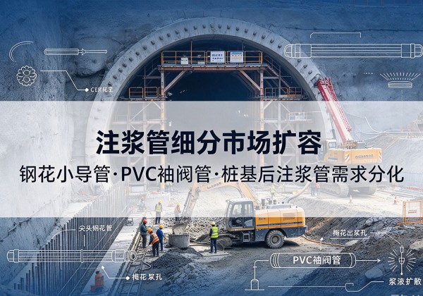 任丘注浆管细分市场扩容，隧道钢花小导管、PVC 袖阀管、桩基后注浆管需求分化